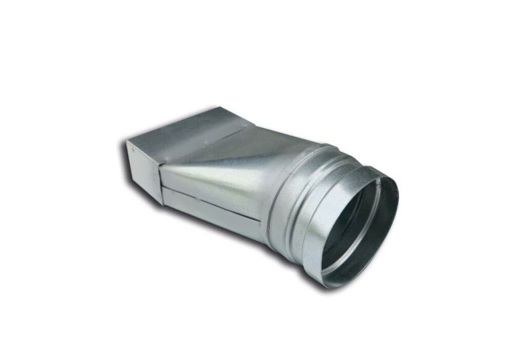 Sanutal Mecano réduction de rectangle à rond asymétrique 55x220/D125