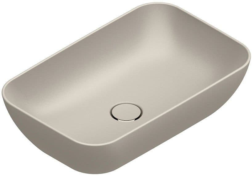 VASQUE A POSER GREEN CATALANO CATAGLAZE+ 60X38 H15 SANS TROP-PLEIN SABBIA SATINATO