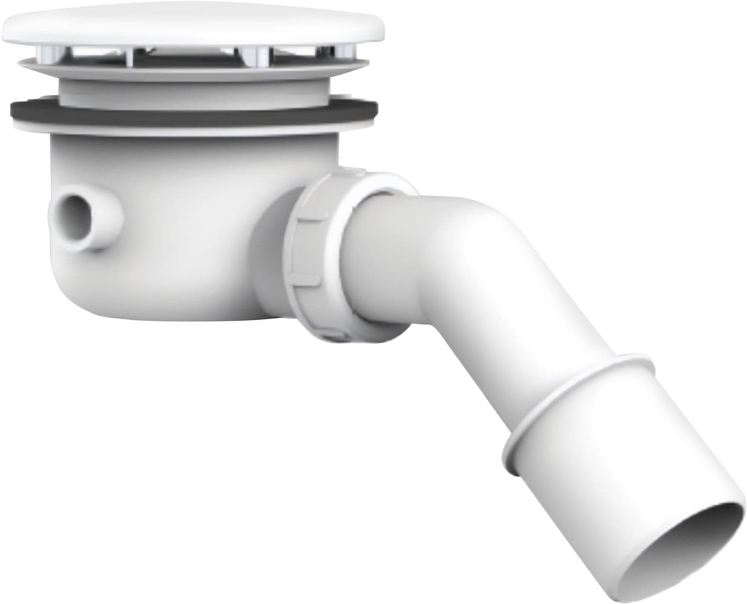 SIPHON+COUVERCLE TAILOR 7,5CM 90MM 30L/MIN BLANC SATIN