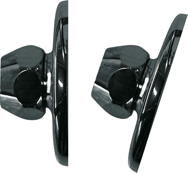 APPLIQUE A COMPRESSION (2PIECES) POUR PORTE RIDEAU 18MM