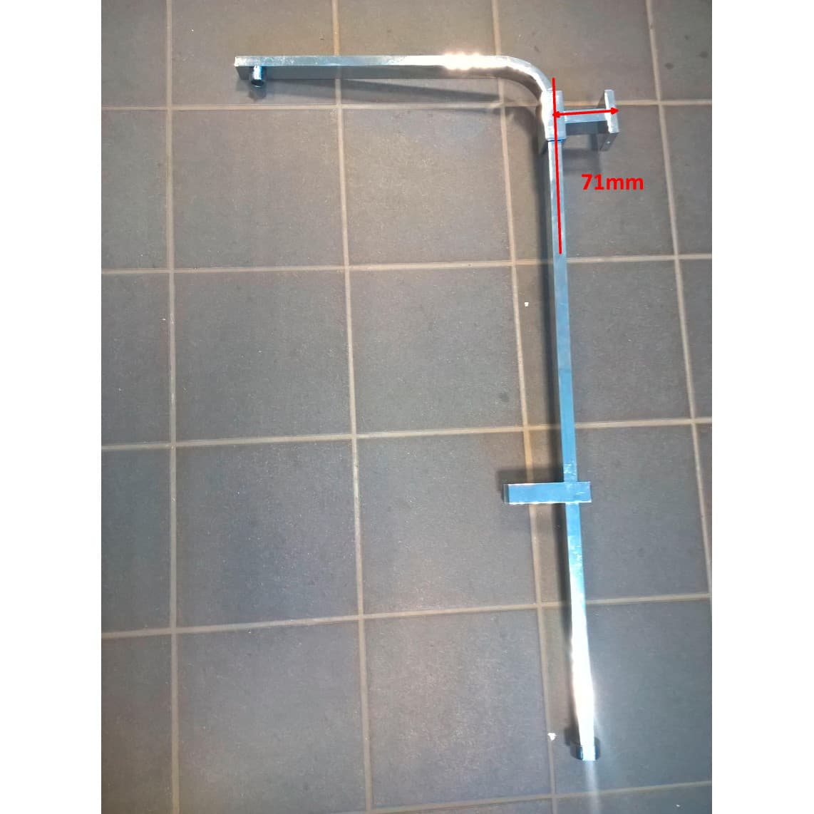 02429 Barre de douche avec support mural, par ex. pour 60049