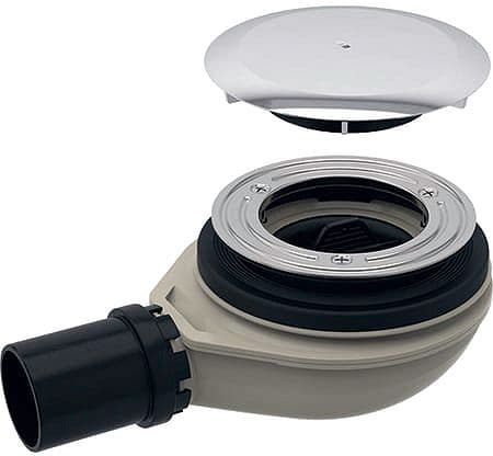 SIPHON POUR DOUCHE UNIFLEX GEBERIT 5,8CM-90MM-30l/m CHROME