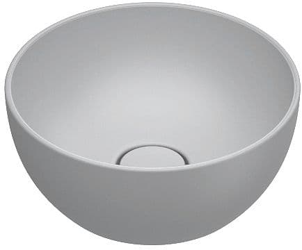 VASQUA A POSER SFERA CATALANO CATAGLAZE+ DIAMETRE 32 H14 SANS TROP-PLEIN CEMENTO SATINATO