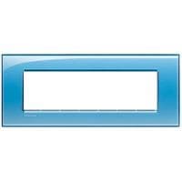 LivingLight - plaque rectangulaire 7 modules Bleu