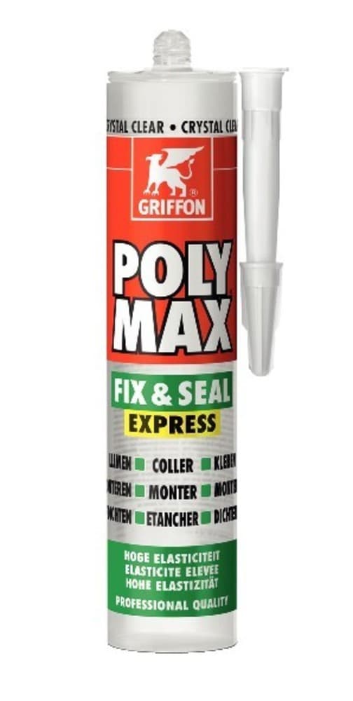 Griffon Polymax colle universelle à base de MS Polymère transparant 300 g