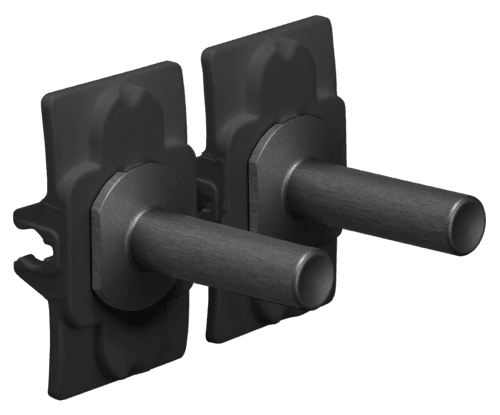 Ensemble Niko Toggle pour des fonctions de commutation double, couleur alu black