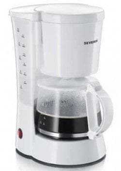 Percolateur 1,4L Comfort, 800w, anti-goutte, auto-off, Blanc Severin