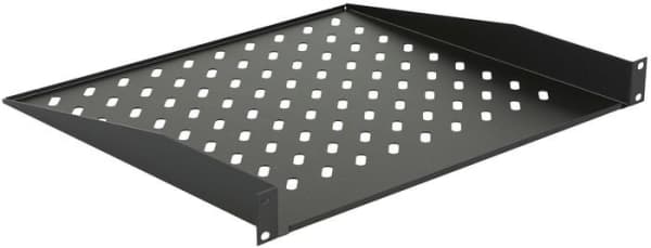Etagère fixe Noir 1U 19" profondeur 400mm max 30Kg