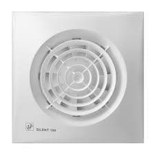 Extracteur de salle de bain 280m³h + clapet silencieux