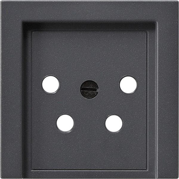 Cache pour boîtier de jonction KPN à 4 pôles Anthracite
