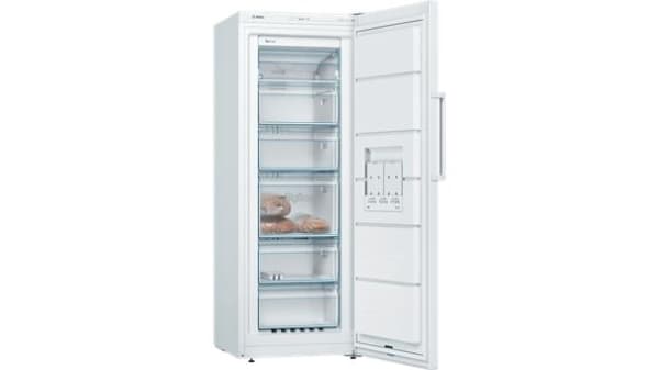 Congélateur - pose-libre serie 4 modèle armoire ****, NoFrost NoFrost, classe E, 39dB, 200L, Blanc,