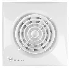 Extracteur de salle de bain 95m³ / h + clapet silencieux 230V