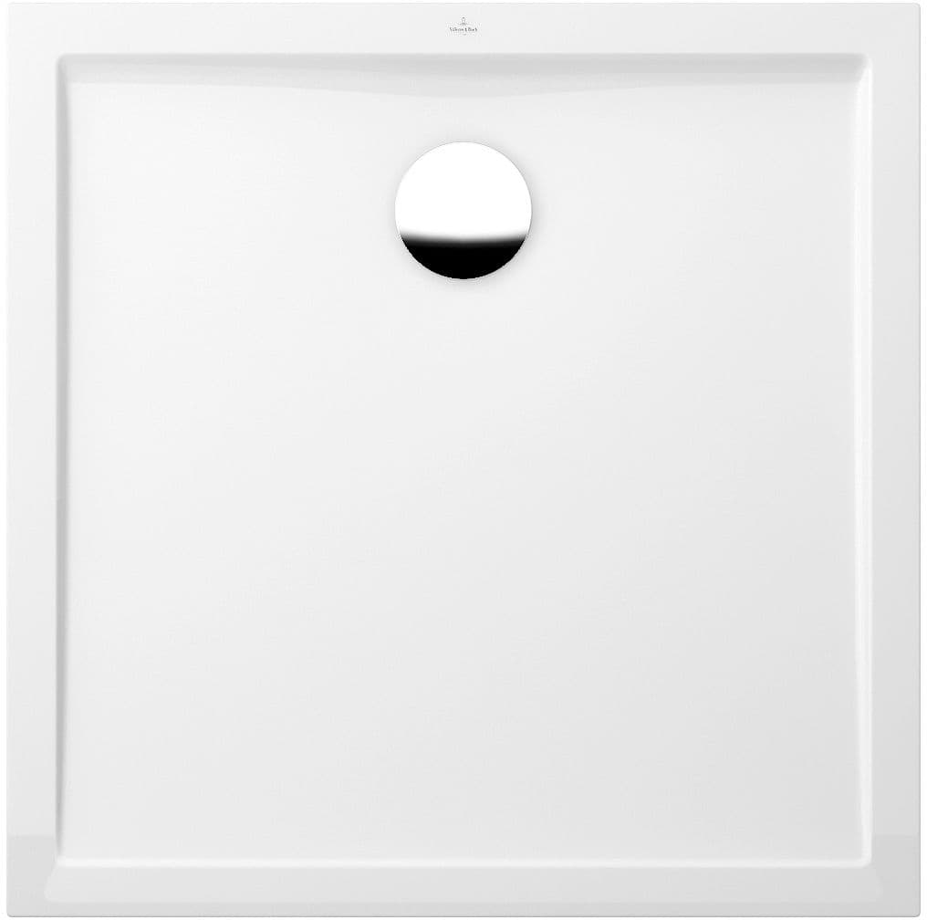 TUB QUARYL FUTURION PLAT V&B 100-100-2,5CM BLANC
