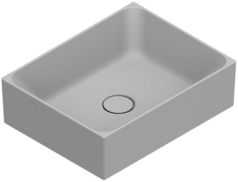 VASQUE A POSER PREMIUM CATALANO CATAGLAZE+ 45X35 H13 SANS TROP-PLEIN CEMENTO SATINATO