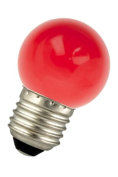 Led party bulb sphérique G45 E27 1W Rouge 30lm 220 - 240V / Ac CRI70 - 79 360° 45 x 70mm