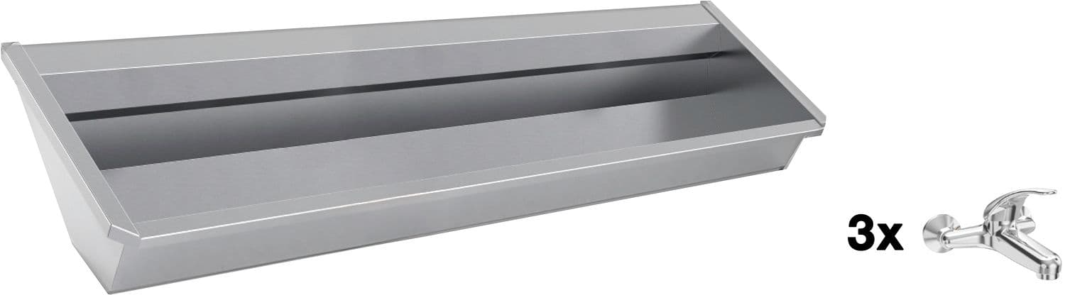 AUGE MURAL SANILAV INTERSAN 180CM INOX 3 MITIGEURS