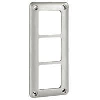 Soliroc plaque 3 postes entraxe 71mm - IP55 - IK10