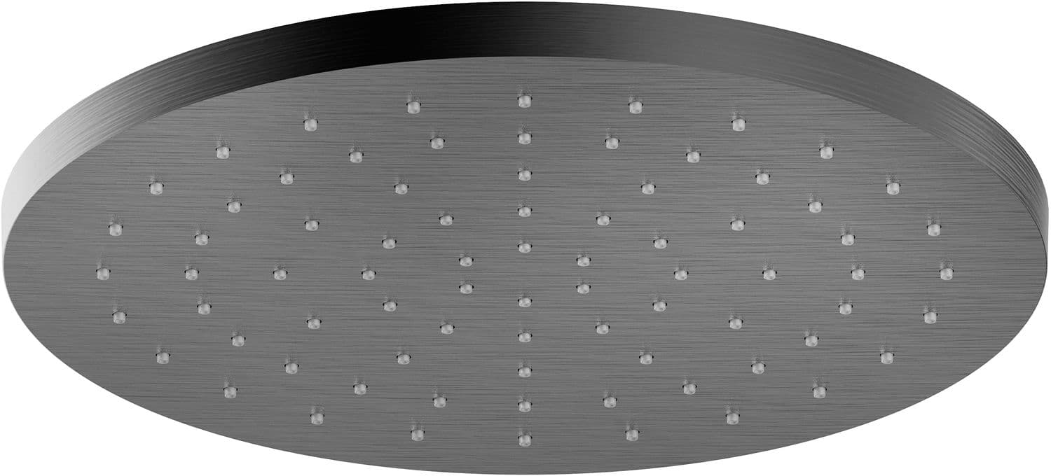 DOUCHE DE TETE UNIVERSEL NOBILI 250MM SANS BRAS GRAPHITE BROSSÉ