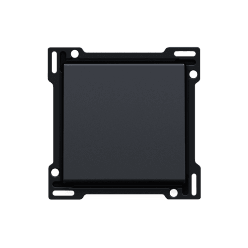 Set de finition pour interrupteur ou bouton-poussoir simple, couleur anthracite coated