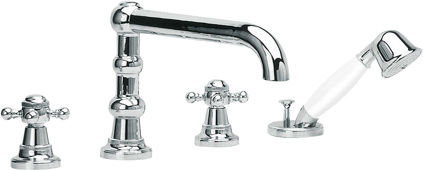 MELANGEUR DE BAIN 4 TROUS 1920 RVB CHROME