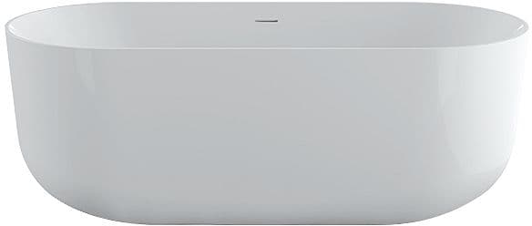 BAIGNOIRE LIBRE SOFT ACRYL 170-75 BLANC MAT+ SET DE FINITION VIDAGE BLANC MAT