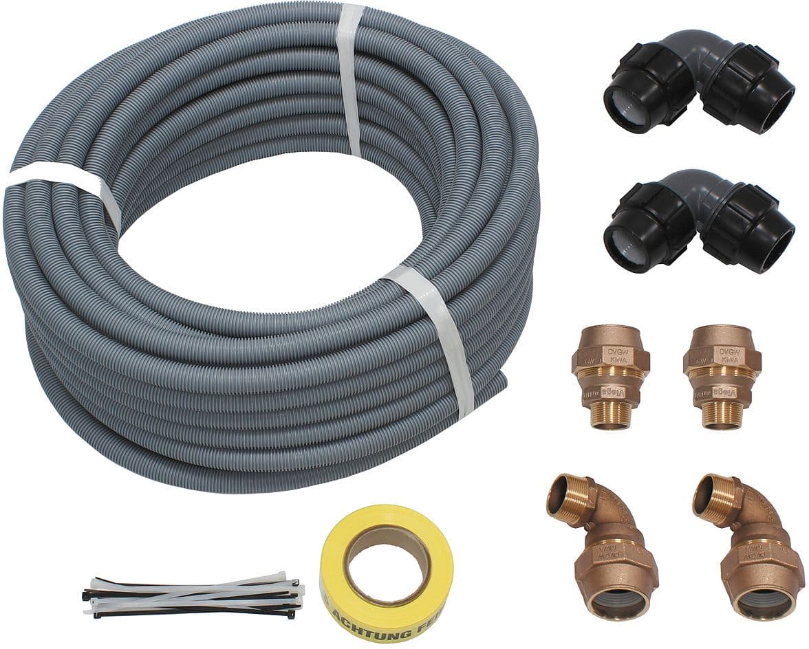 KIT DE CONNEXION POUR PAC VWL S 6/8/10KW 40MM (DN32) VAILLANT (MAX.10M ALLER)