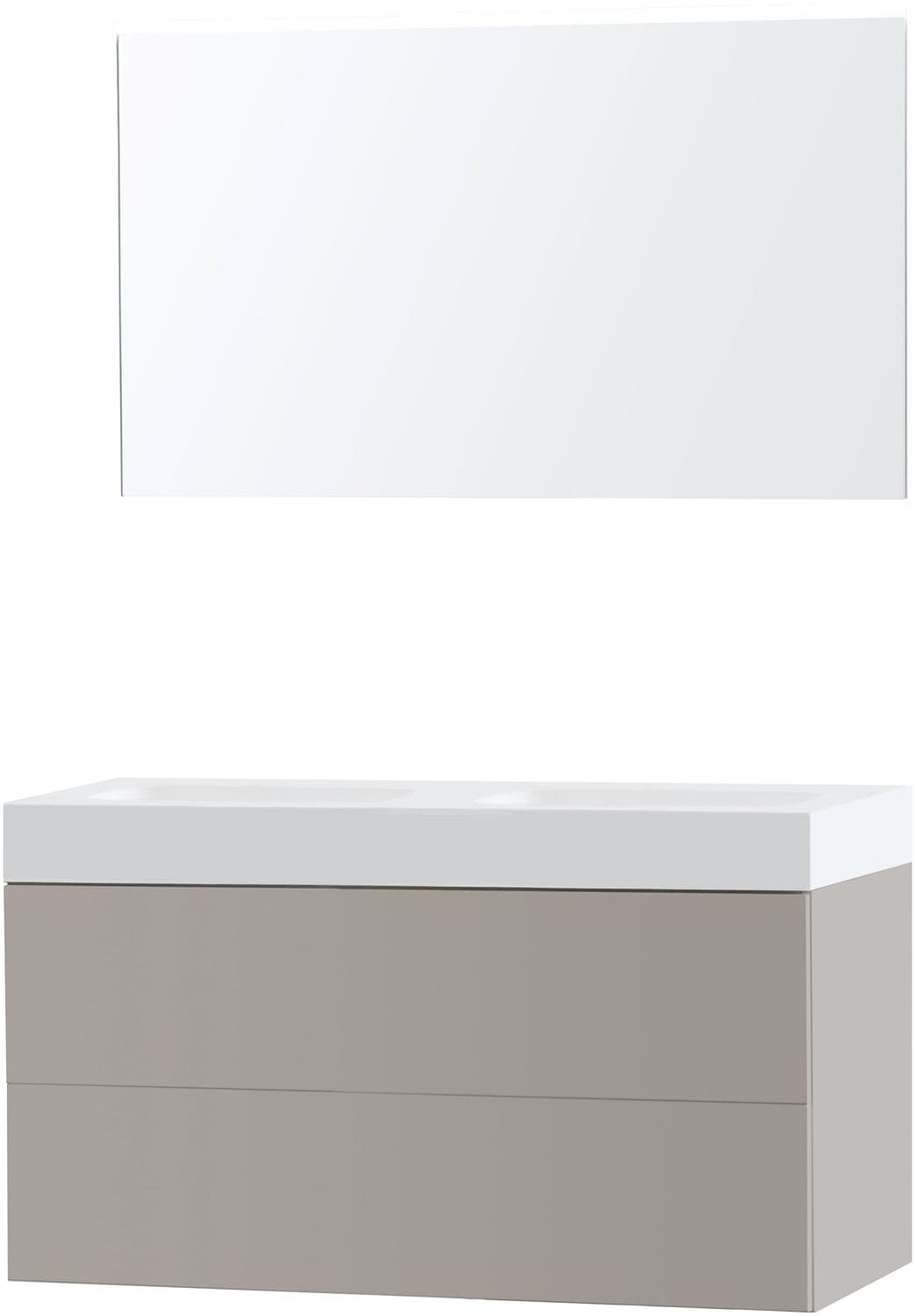 MBL.PURO DUO GRIS 120 SOLID PURO MIROIR