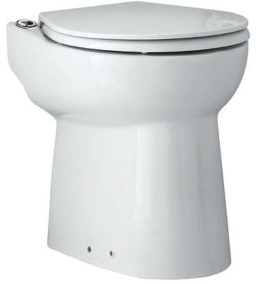 WC SUR PIED+SIEGE+BROYEUR SANICOMP.43 ECO BLANC