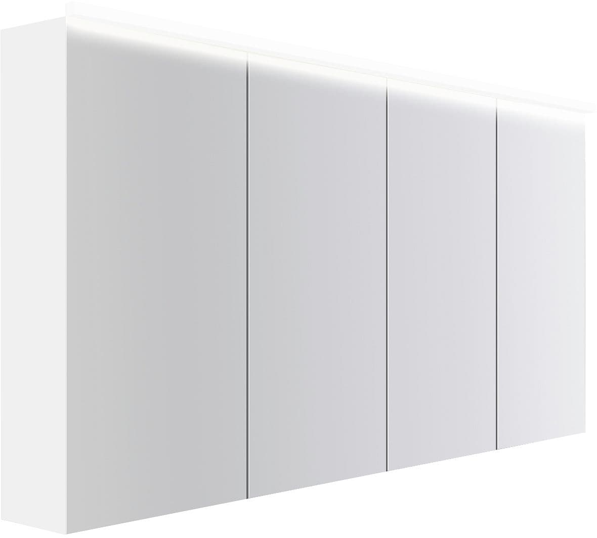 ARMOIRE TOILETTE COFFEE 4 PORTES 1600MM 4250K BLANC MAT