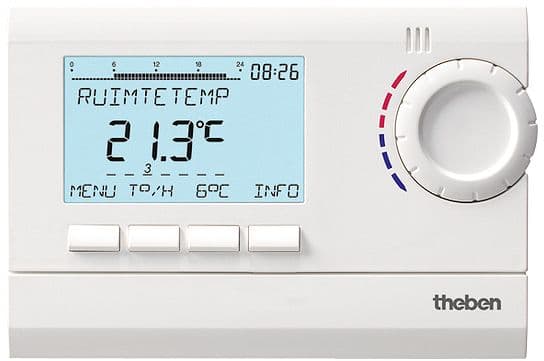 THERMOSTAT D'AMBIANCE PROGRAMMABLE RAM832TOP2 THEBEN 24 HEURES/7JOURS 230V CLASSE IV (2%)