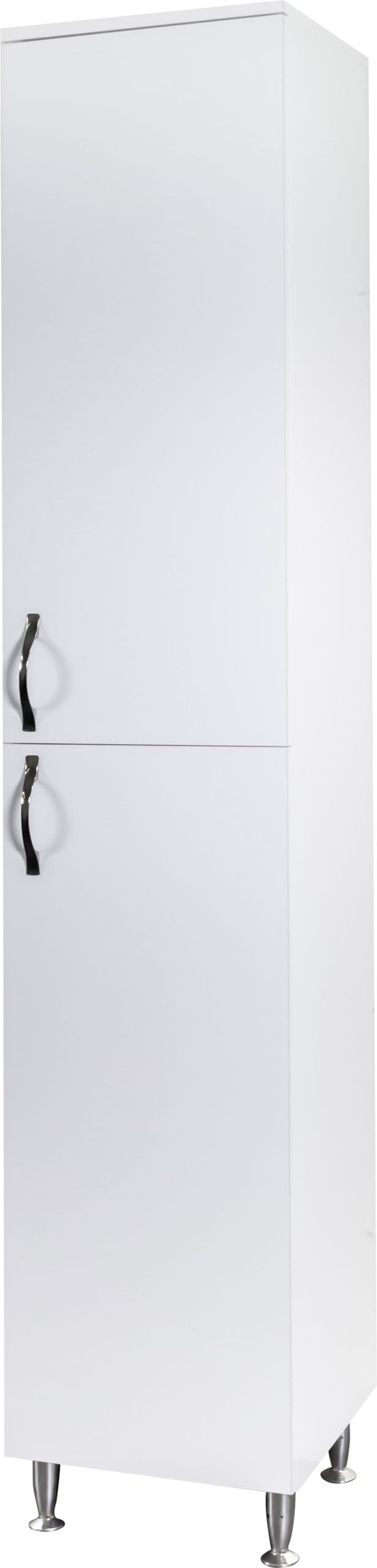 ALONI ALECO ARMOIRE COLONNE DROITE – SUR PIED – 2 PORTES – RÉVERSIBLE – 35X190X35 CM – BLANC