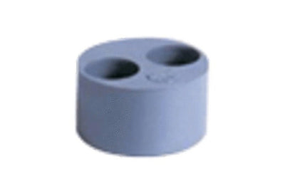 Nicoll PVC-verlijmingsfitting reductietampon dubbel VMV D100 x D40 x D40 grijs