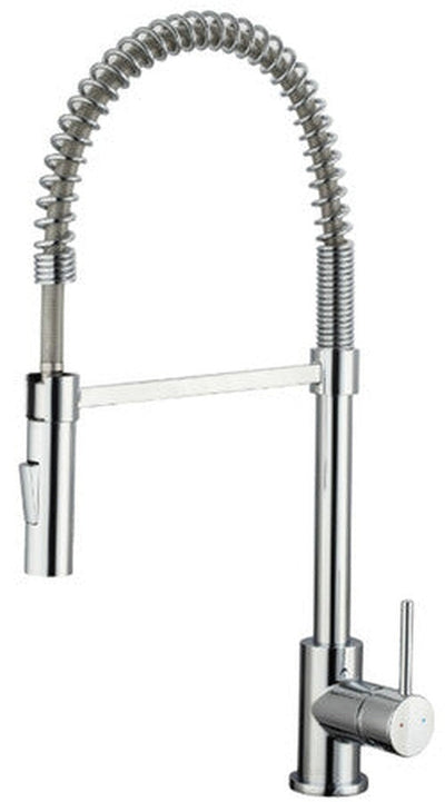 Van Marcke Zenna mitigeur évier monocommande bec haut douchette chrome