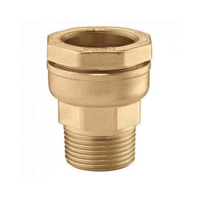 "RACCORD DROIT DECA POUR TUBE ACIER ET PE 015R 1""MX34"