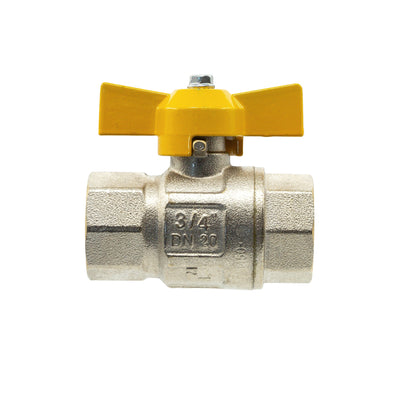 NATURAL GAS TAP ARGB FF BUTTERFLY (REF ITAP068B034) 3/4" EAN