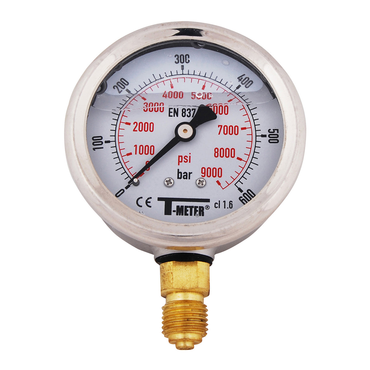 MANOMETRE GLYCERINE RADIAL 6314G 6 BAR