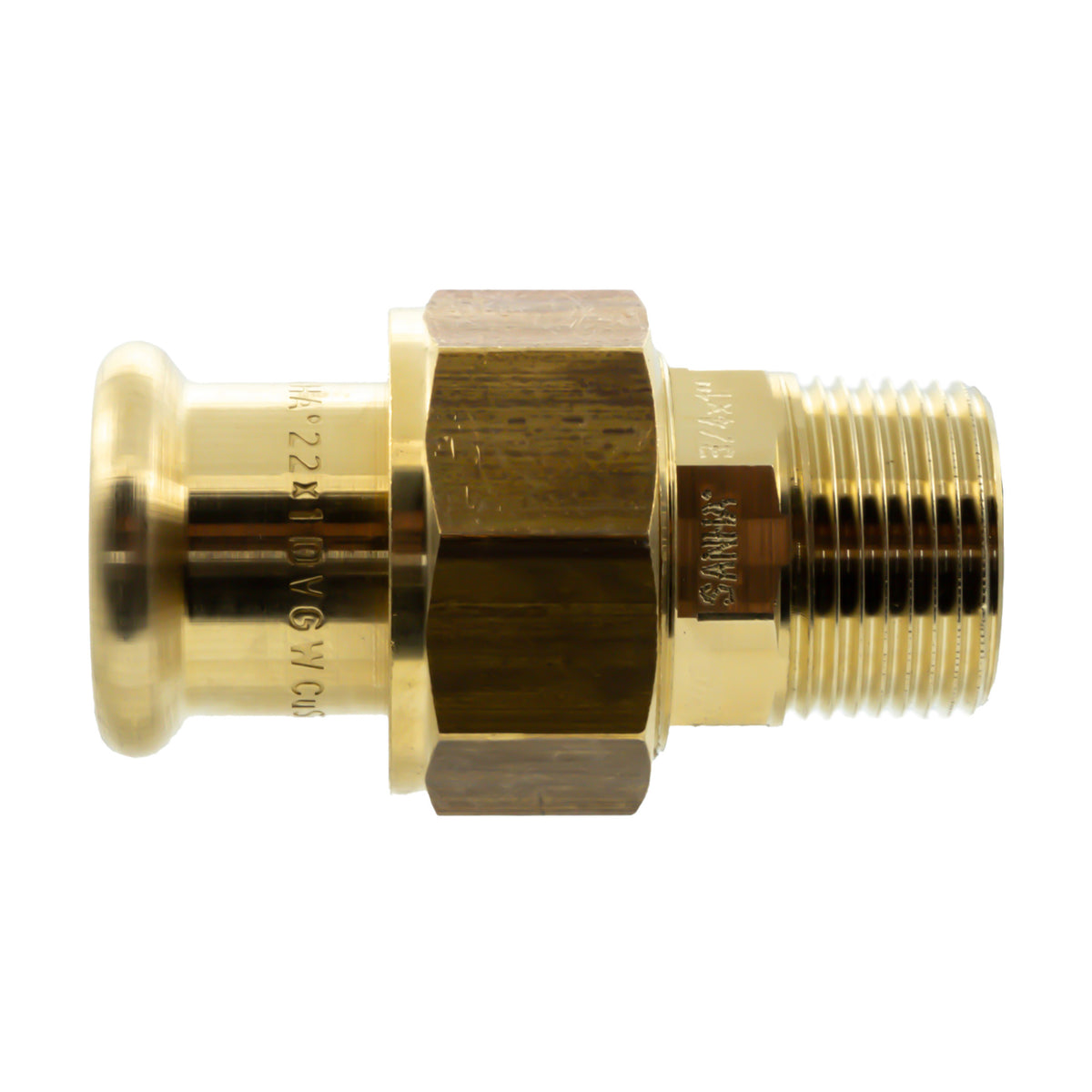 RACCORD UNION JOINT PLAT 7333 3/4MX28 (RÉF SANHA 8333G 3/4X28)