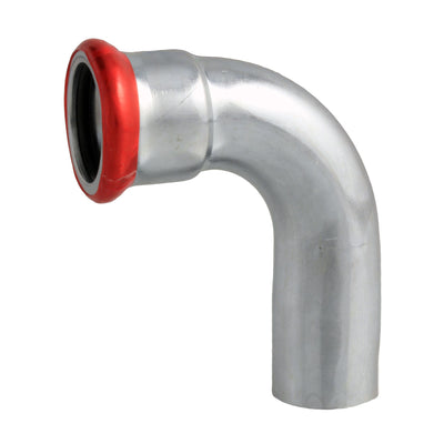 PRESS ACIER 'M 'GALVANISÉ COUDE À EMBOÎTER 90° 18 MM MF C21ZDLBP
