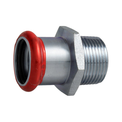 PRESS ACIER 'M 'GALVANISÉ RACCORD DROIT M3/4 X 28 MM C81QFLBP
