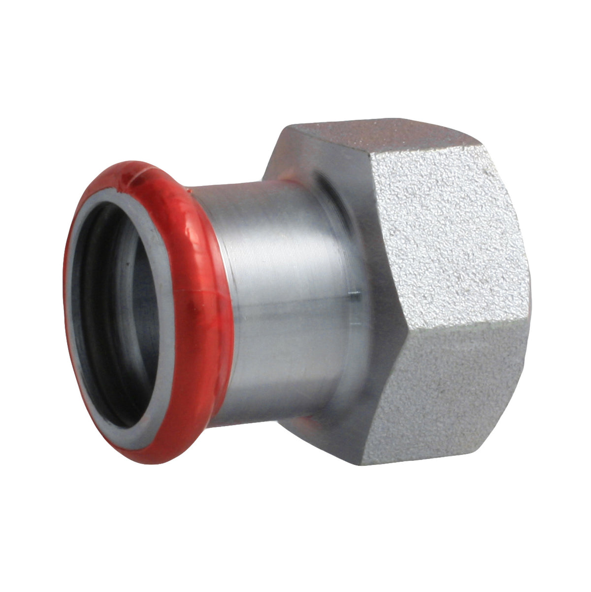 PRESS ACIER 'M 'GALVANISÉ RACCORD DROIT  F5/4 X 35 MM