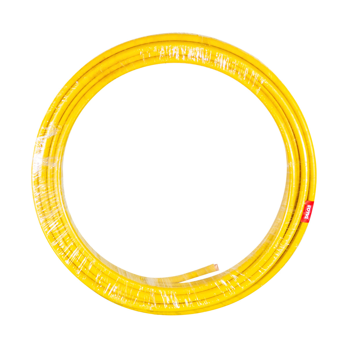 CUIVRE ISOLE 15 MM (ROULEAU DE 25 MÈTRES) JAUNE