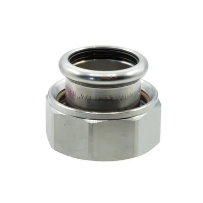 RACCORD DEMIUNION A JOINT PLAT 6/4X28 ( REF. SANHA 24359G 6/4X28 )