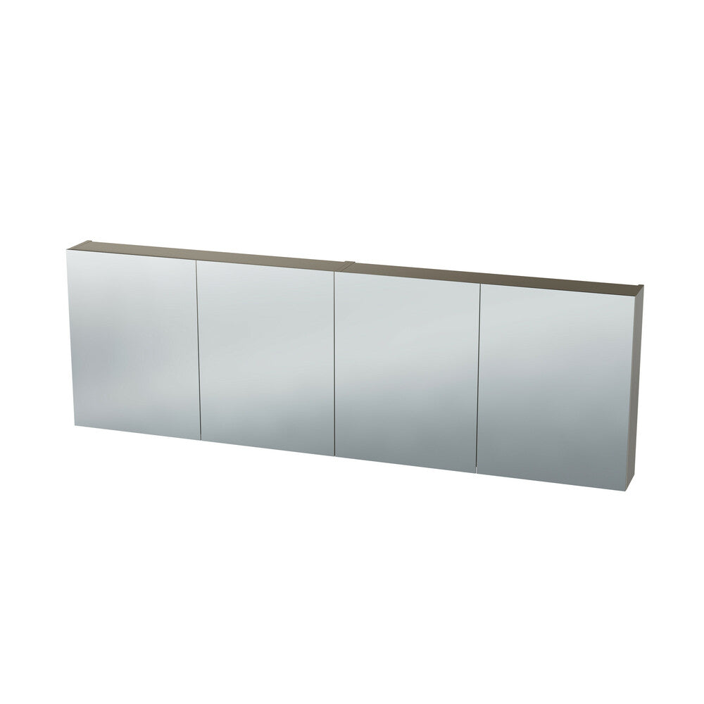 Van Marcke Nebulo Luxe armoire de toilette L2000xH650xP178 4 portes-miroir double face taupe