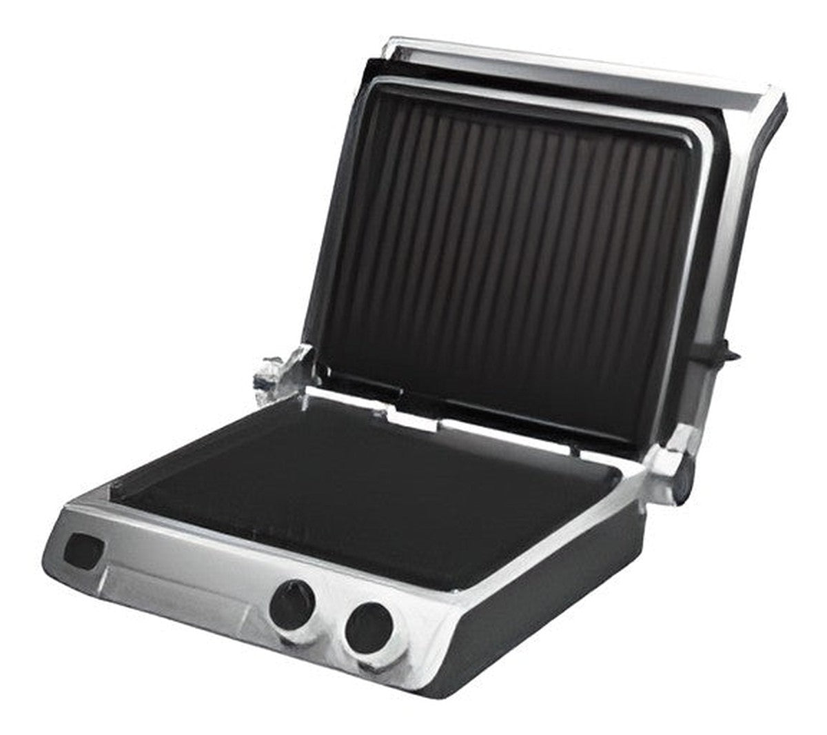 Gril viande (F6100) + plancha + panini, 2000W, extra large 29 x 23cm, Inox