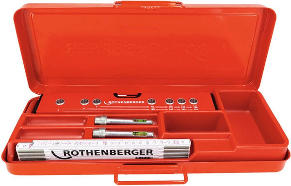 Rothenberger Rocheck niveau à bulle set en mallette métallique