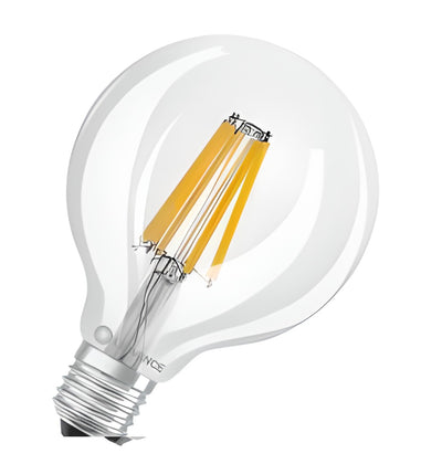 Lampe Led G125 forme sphérique 25 2.5W 827 filament claire E27