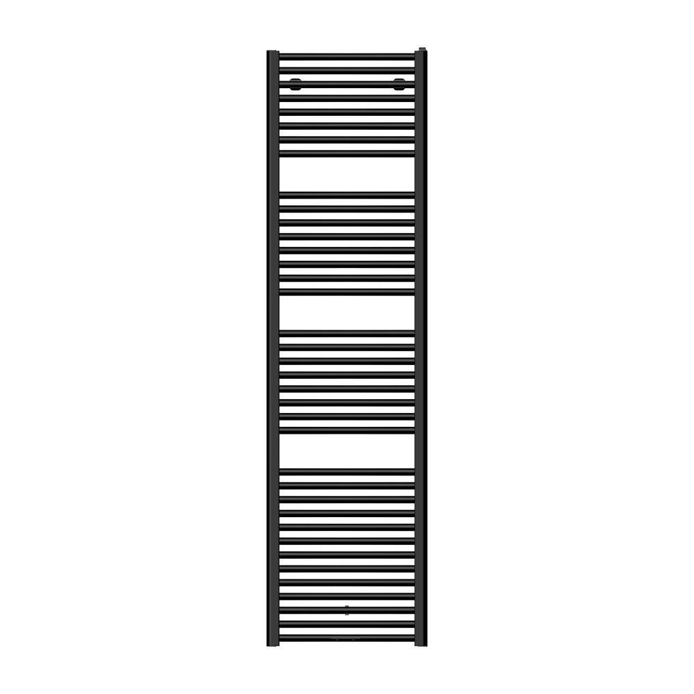 Toronto 180/050 handdoekradiator - H 1850 x B 500 - 911W - mat zwart