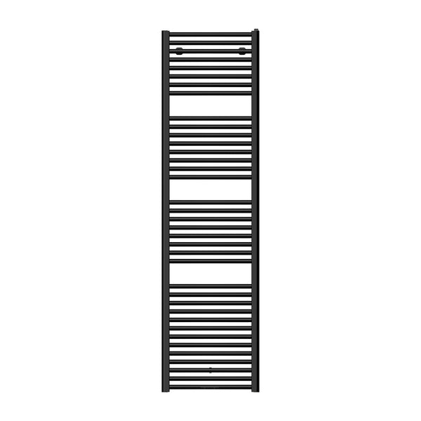 Toronto 180/050 radiateur sèche-serviettes - H 1850 x L 500 - 911W - noir mat