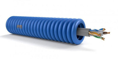 Tube précâblé UTP cat6 diamètre 16mm Lsoh en rouleau de 50m