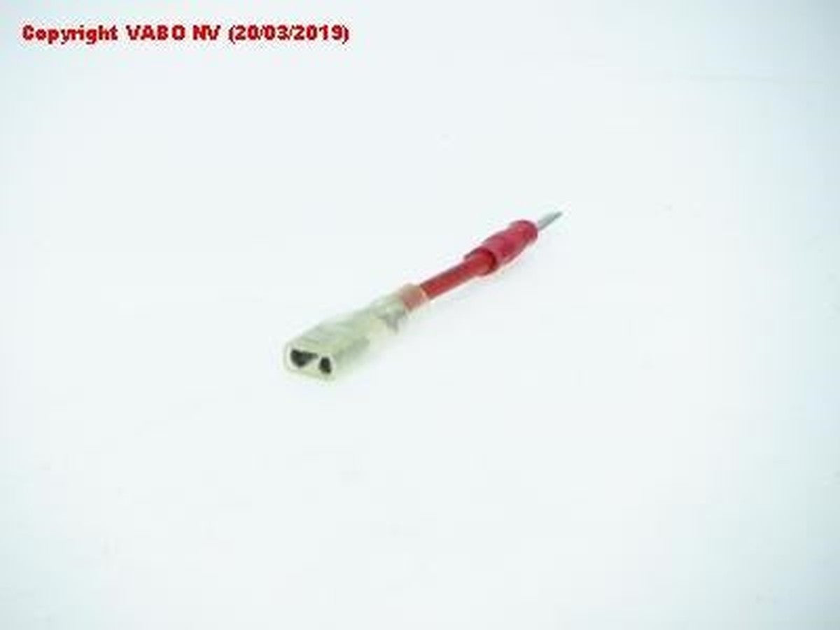 Adapterkabel, rode connector, 6,3 mm vrouwelijk naar 2,8 mm mannelijk